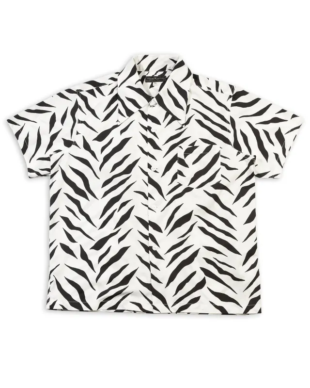 Zebra Shirt - White made by Attractions