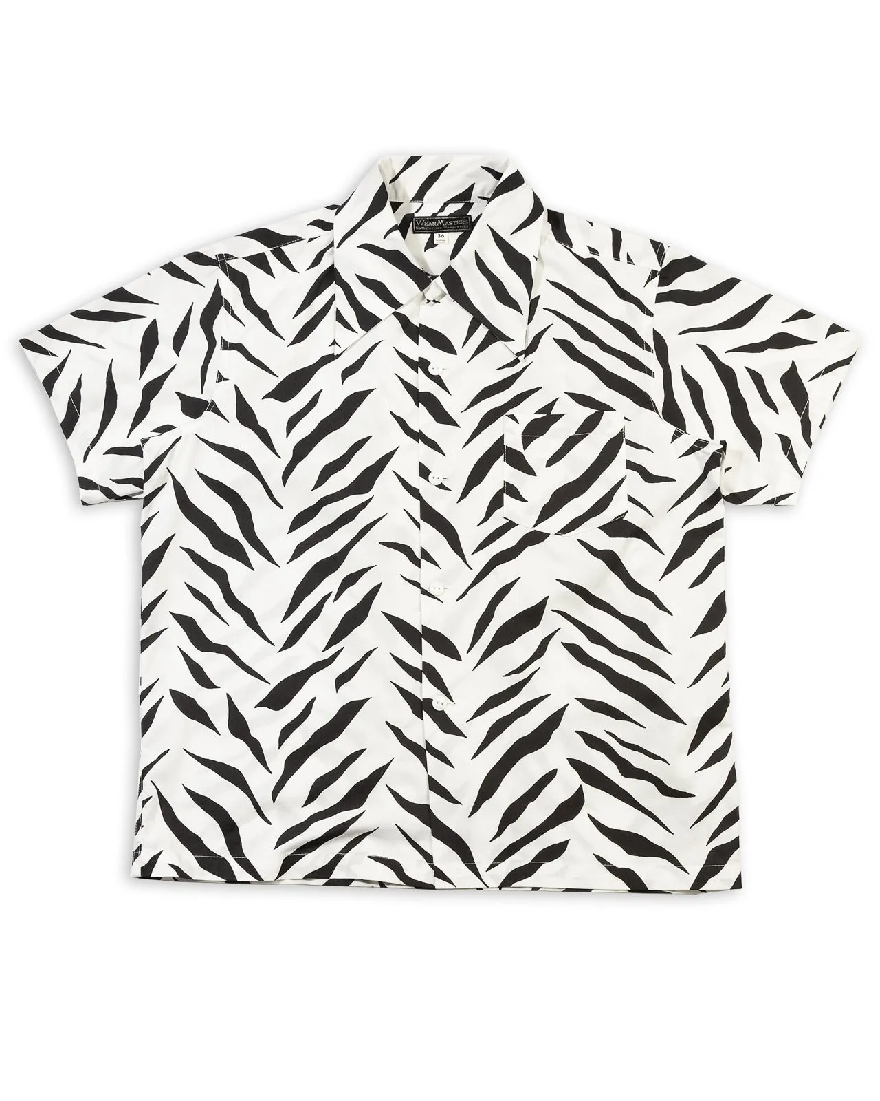 Zebra Shirt - White sold by Standard and Strange