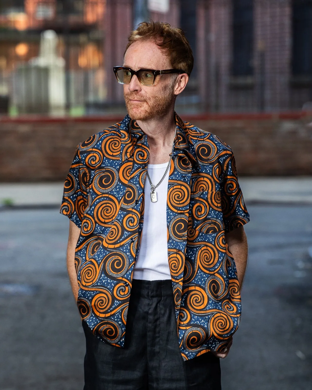 Tribal Shirt - Blue sold by Standard and Strange product image thumbnail 3