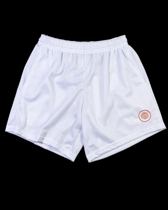 S&S x American Trench Mesh Short - White sold by Standard and Strange