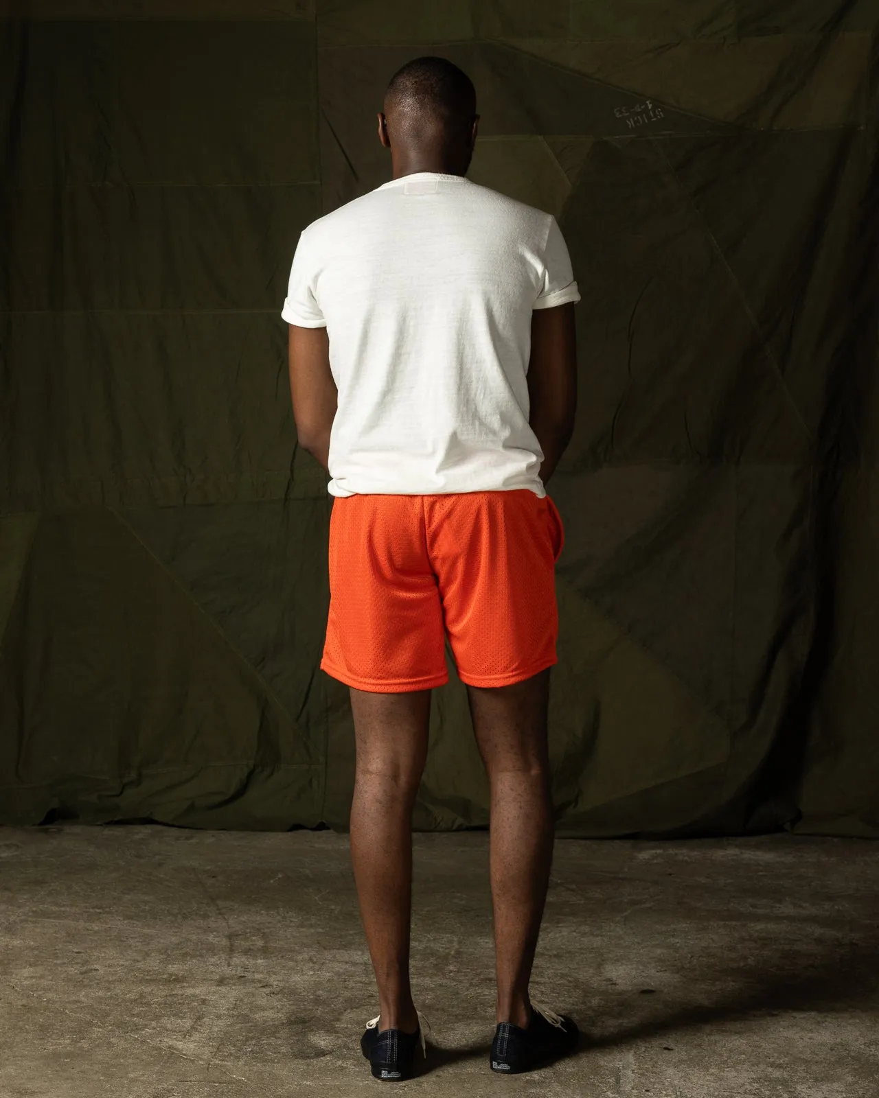 S&S x American Trench Mesh Short - Orange sold by Standard and Strange product image thumbnail 5