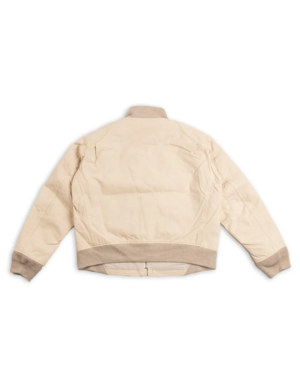 Vector Bomber Jacket Halley Stevenson "Military Finish" - Natural Waxed Cotton sold by Standard and Strange product image thumbnail 2