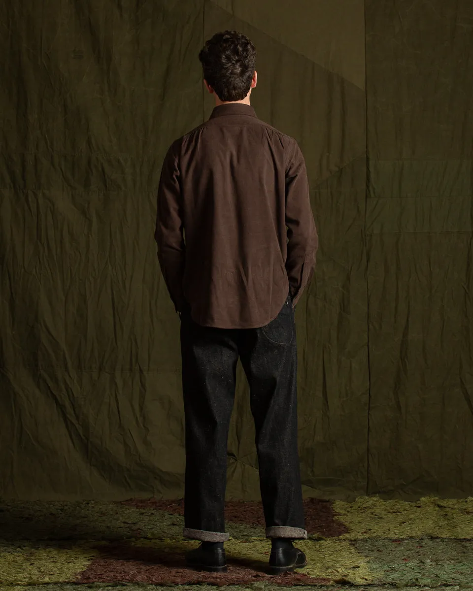 Authentic Fit BD Shirt - Maroon Japanese Cotton Flannel sold by Standard and Strange product image thumbnail 5