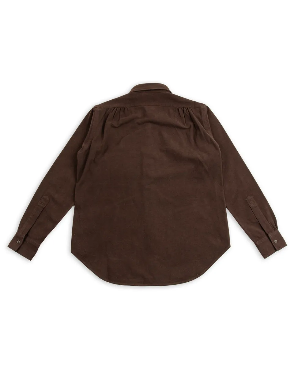 Authentic Fit BD Shirt - Maroon Japanese Cotton Flannel sold by Standard and Strange product image thumbnail 2