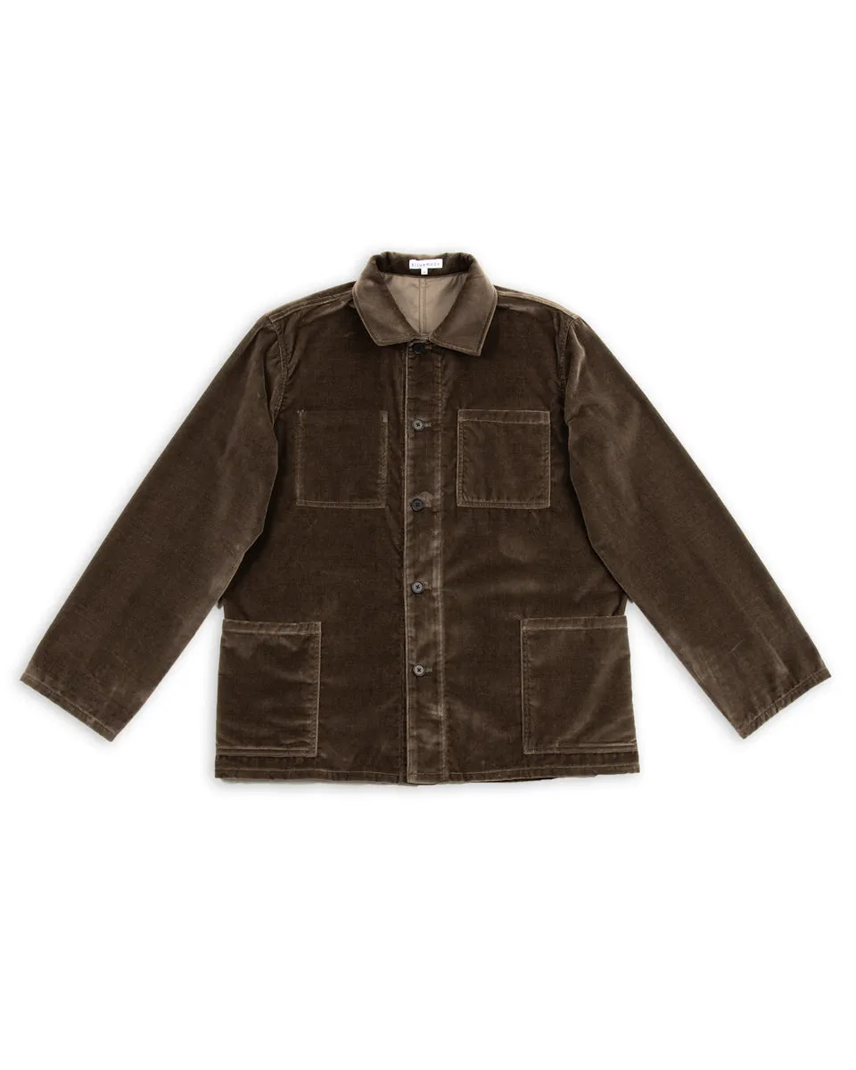 Chore Coat - Walnut Velvet sold by Standard and Strange