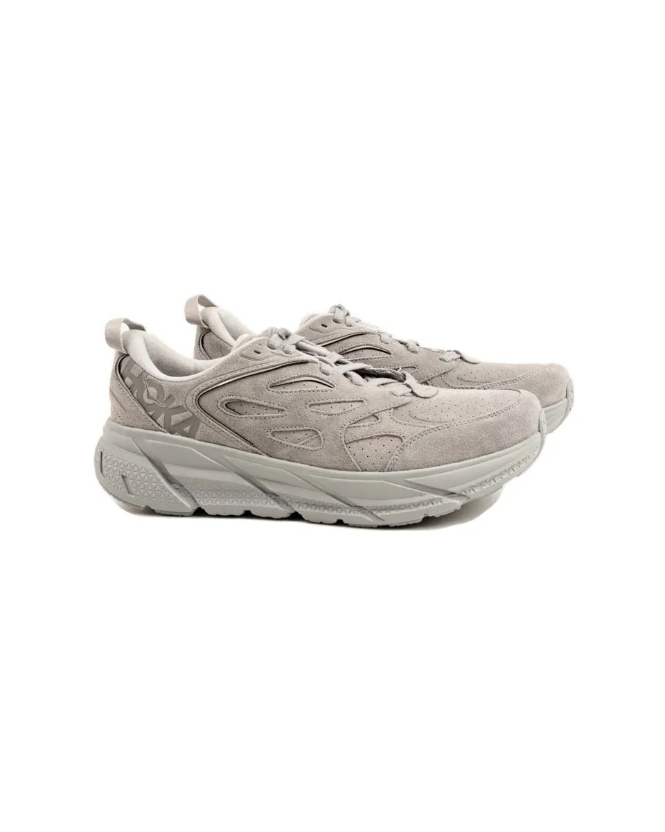 Clifton L Suede - Limestone/Limestone sold by Standard and Strange