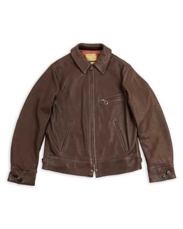 Freeman 30s Sports Jacket (Deerskin) - Brown made by Standard and Strange