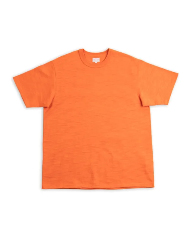 Heavy Cotton Slub Jersey - Tangerine sold by Standard and Strange