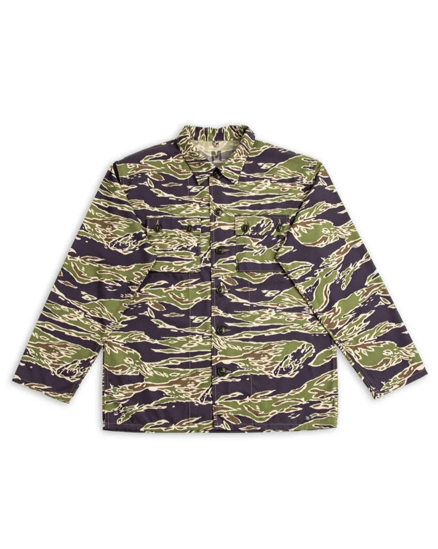 Tiger Camouflage Shirt - Late War Green sold by Standard and Strange