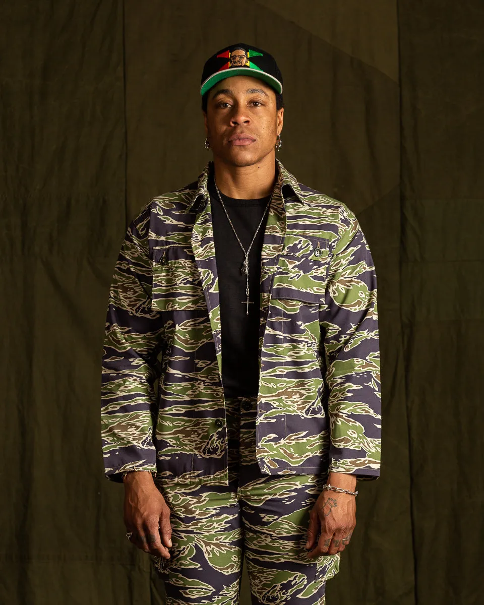 Tiger Camouflage Shirt - Late War Green sold by Standard and Strange product image thumbnail 4