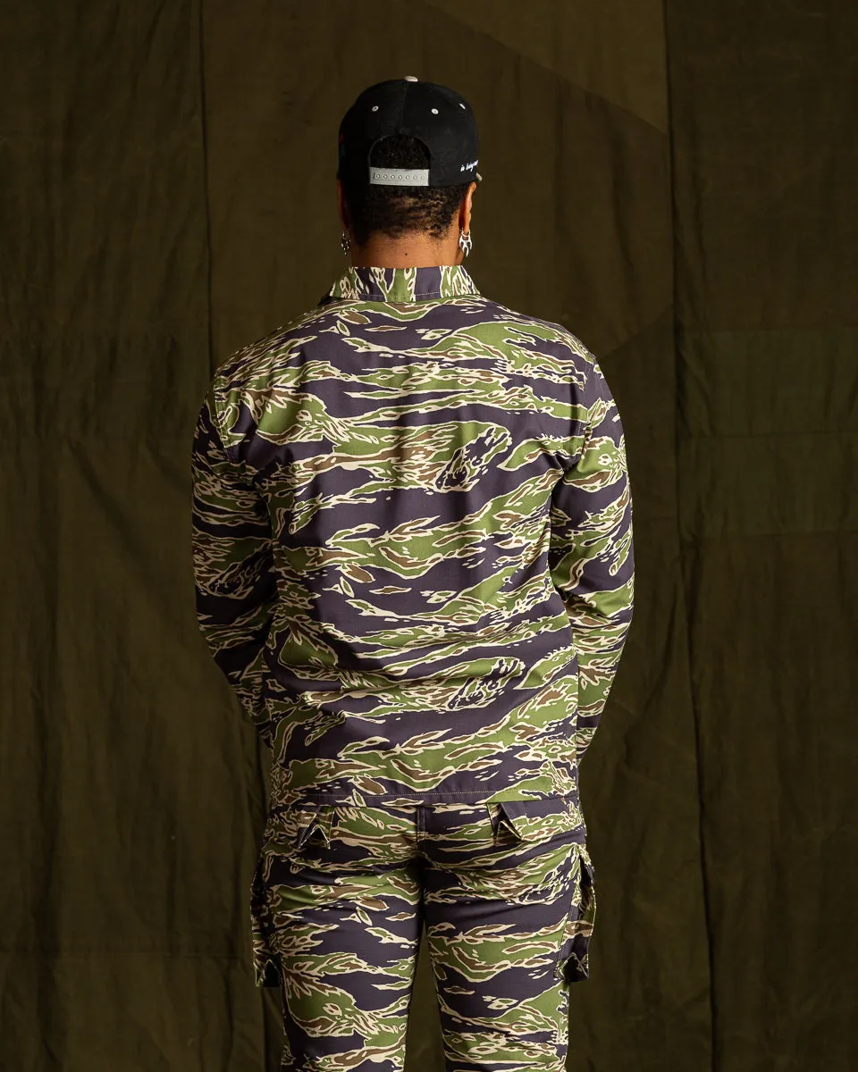 Tiger Camouflage Shirt - Late War Green sold by Standard and Strange product image thumbnail 5