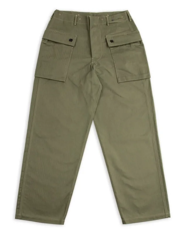P-44 Utility Trousers - Sage Green sold by Standard and Strange