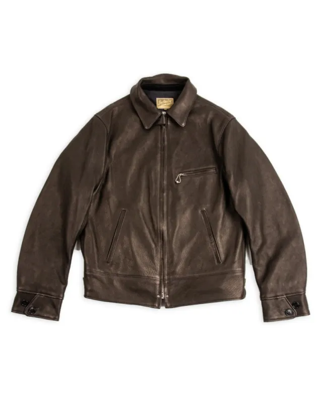 Freeman 30s Sports Jacket (Deerskin) - Black made by Standard and Strange