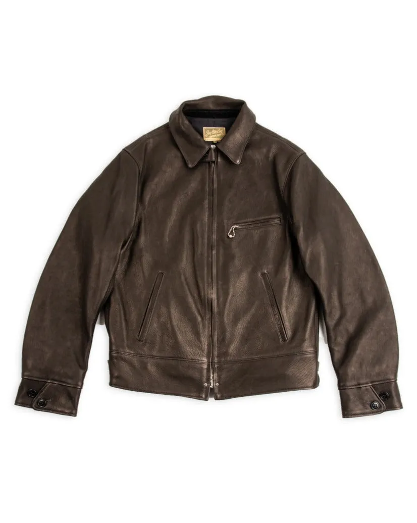 Freeman 30s Sports Jacket (Deerskin) - Black sold by Standard and Strange