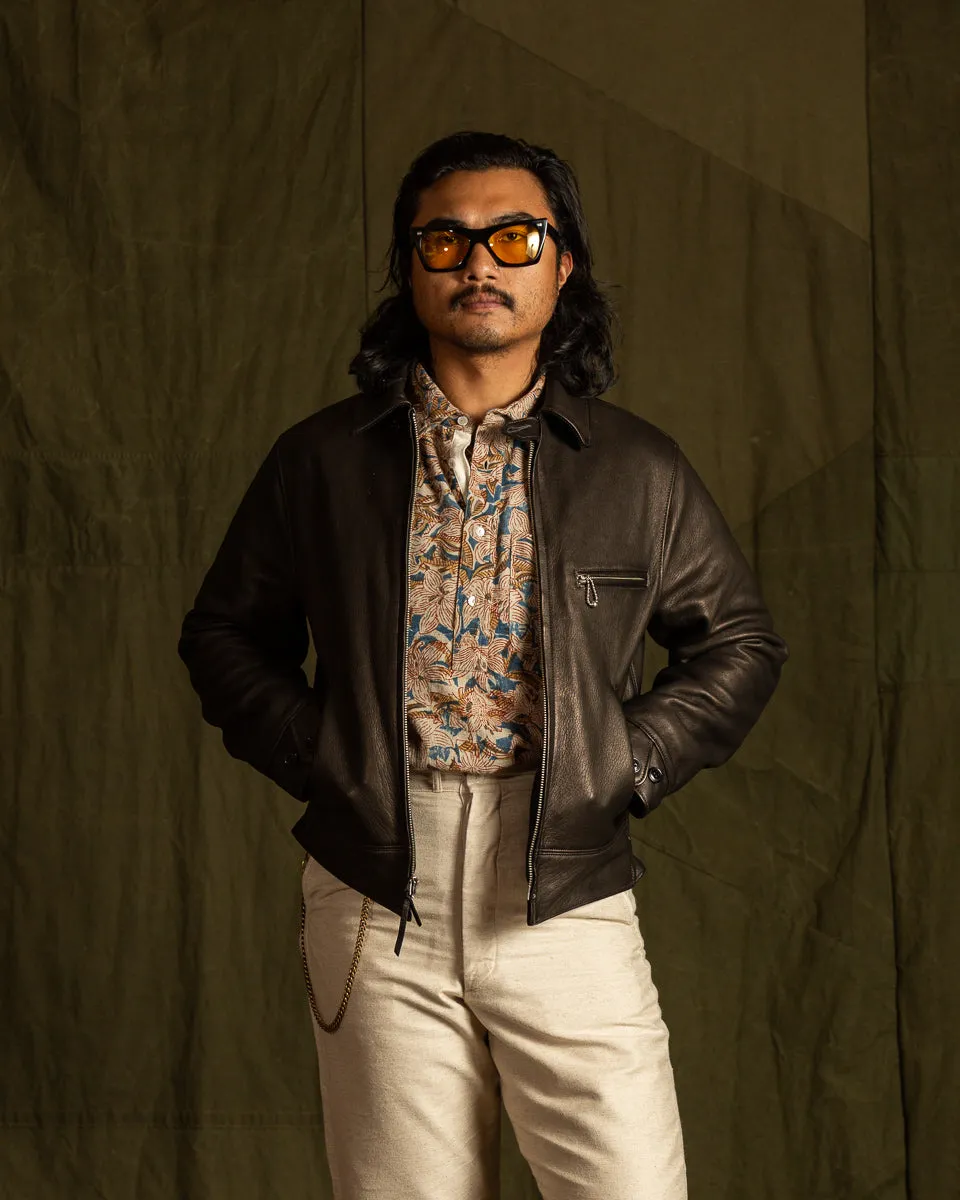 Freeman 30s Sports Jacket (Deerskin) - Black sold by Standard and Strange product image thumbnail 4
