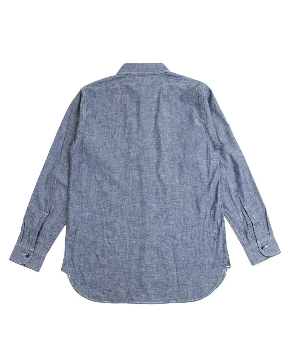 Open Pocket Working Chambray Shirt - Light Blue sold by Standard and Strange product image thumbnail 2