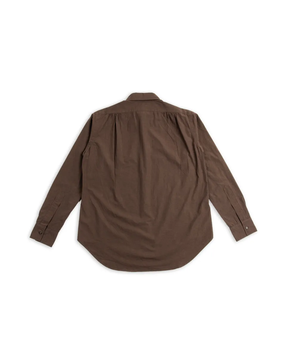 Authentic Fit BD Shirt - Lawn/Espresso Japanese Cotton Hemp sold by Standard and Strange product image thumbnail 2