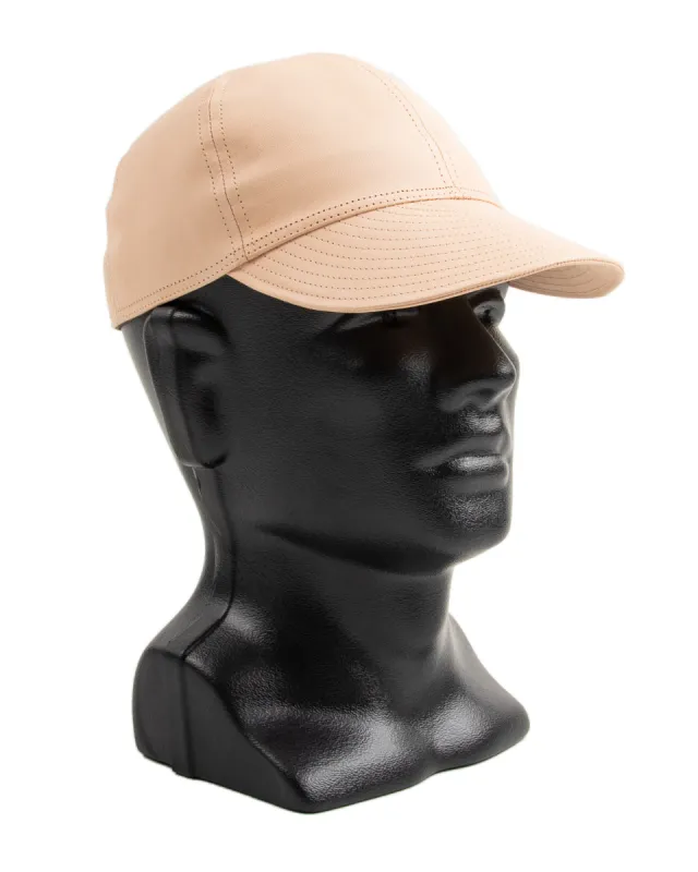 A-26 Cap - Veg Tan Shinki Horsehide sold by Standard and Strange