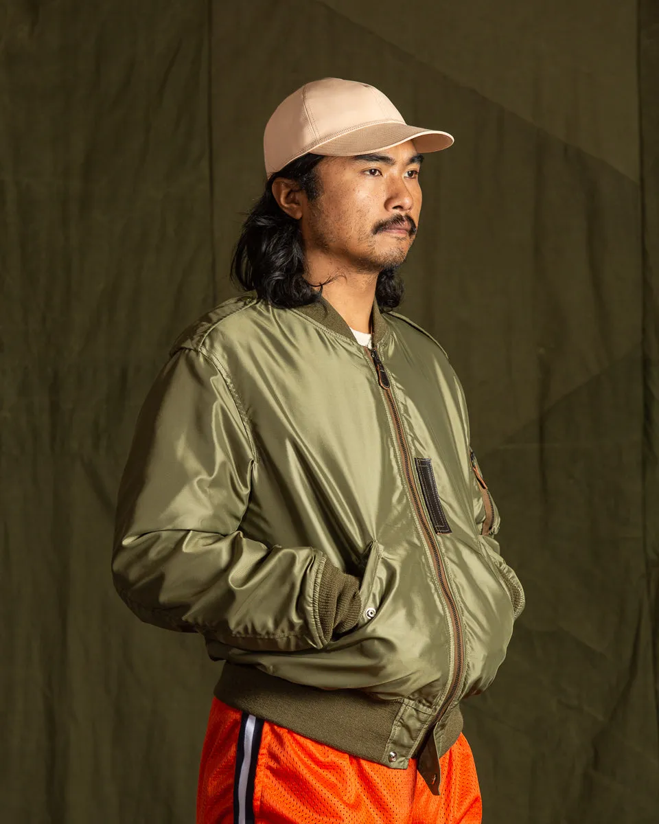 A-26 Cap - Veg Tan Shinki Horsehide sold by Standard and Strange product image thumbnail 4