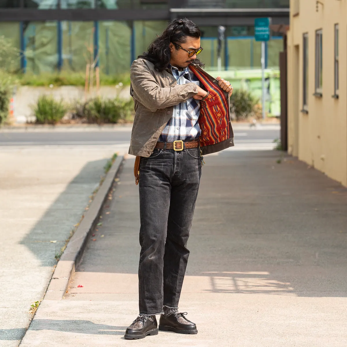 RJ-1 Jacket - Oak Waxed Canvas sold by Standard and Strange product image thumbnail 5