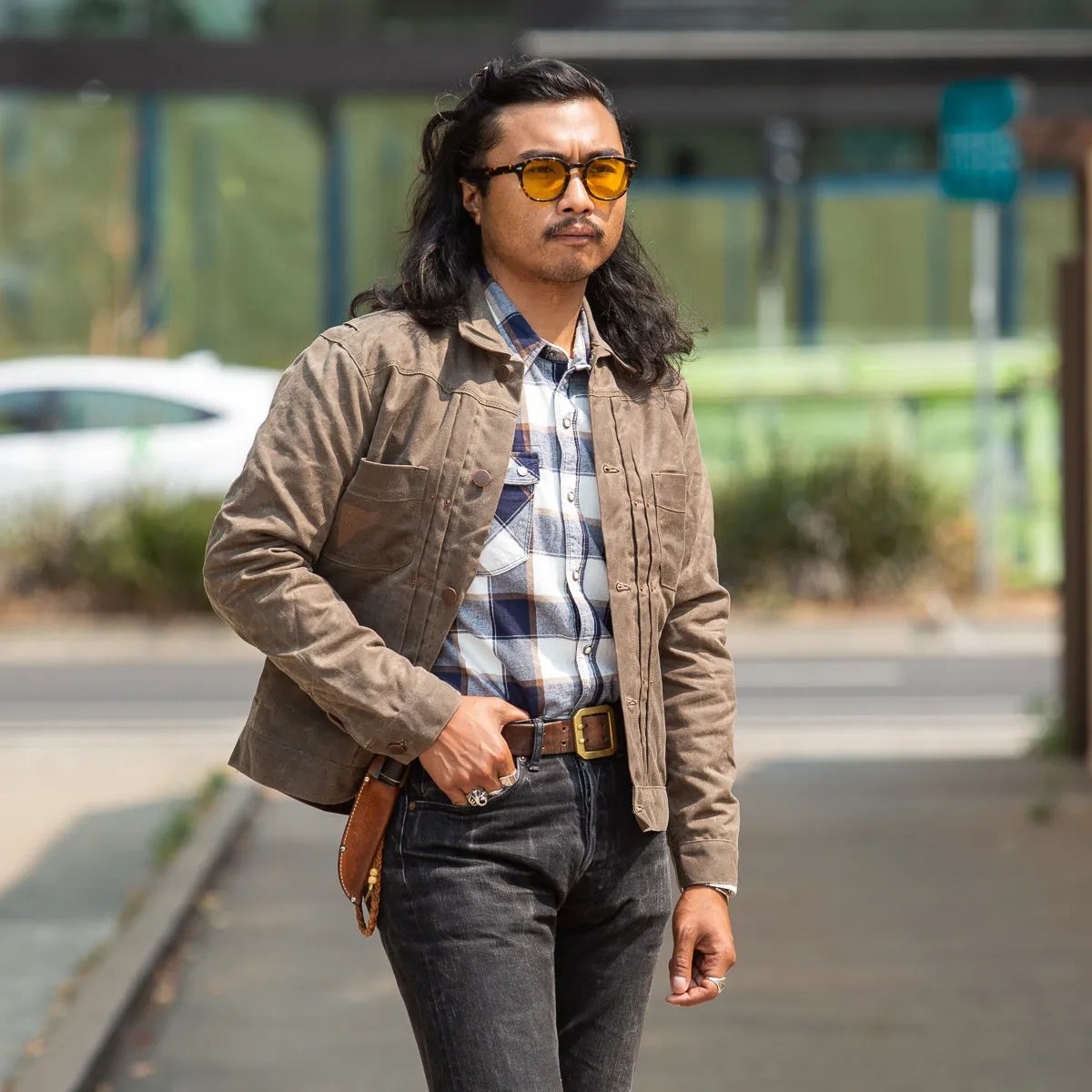 RJ-1 Jacket - Oak Waxed Canvas sold by Standard and Strange product image thumbnail 3