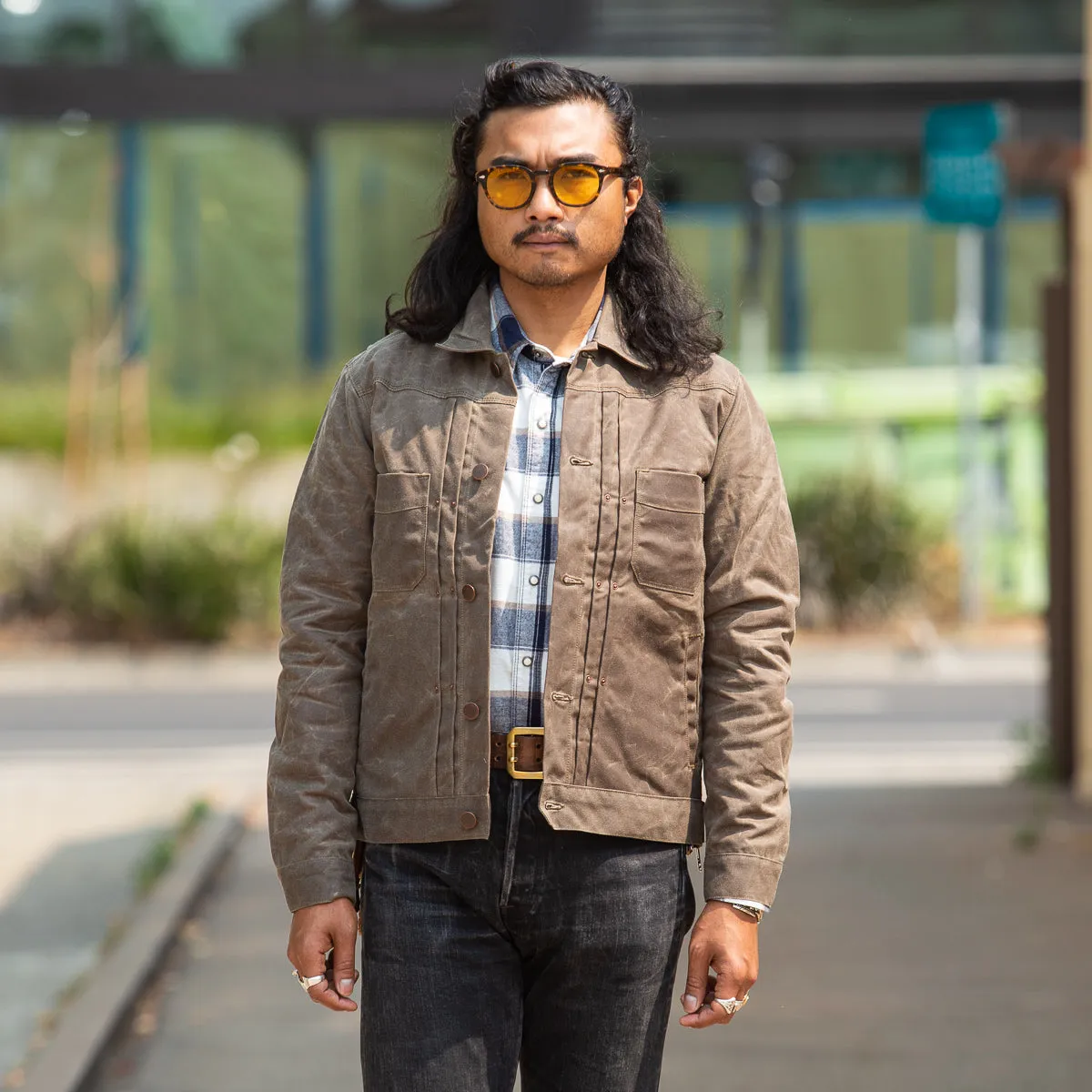 RJ-1 Jacket - Oak Waxed Canvas sold by Standard and Strange product image thumbnail 4