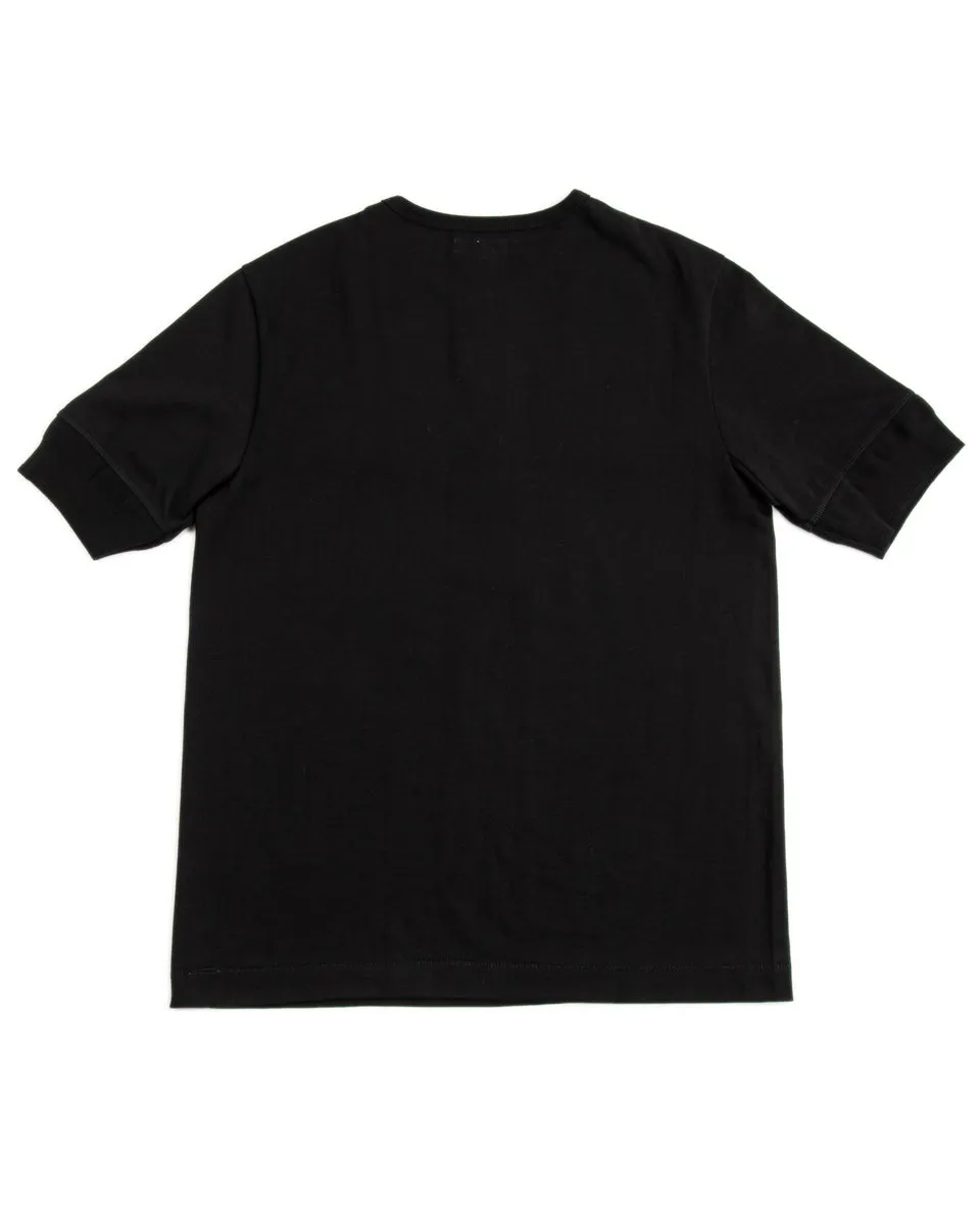 207 Loopwheeled SS Henley - Black sold by Standard and Strange product image thumbnail 2