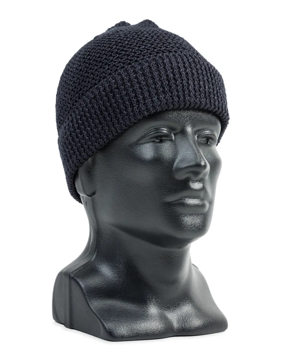 Linen Watch Cap - Charcoal sold by Standard and Strange