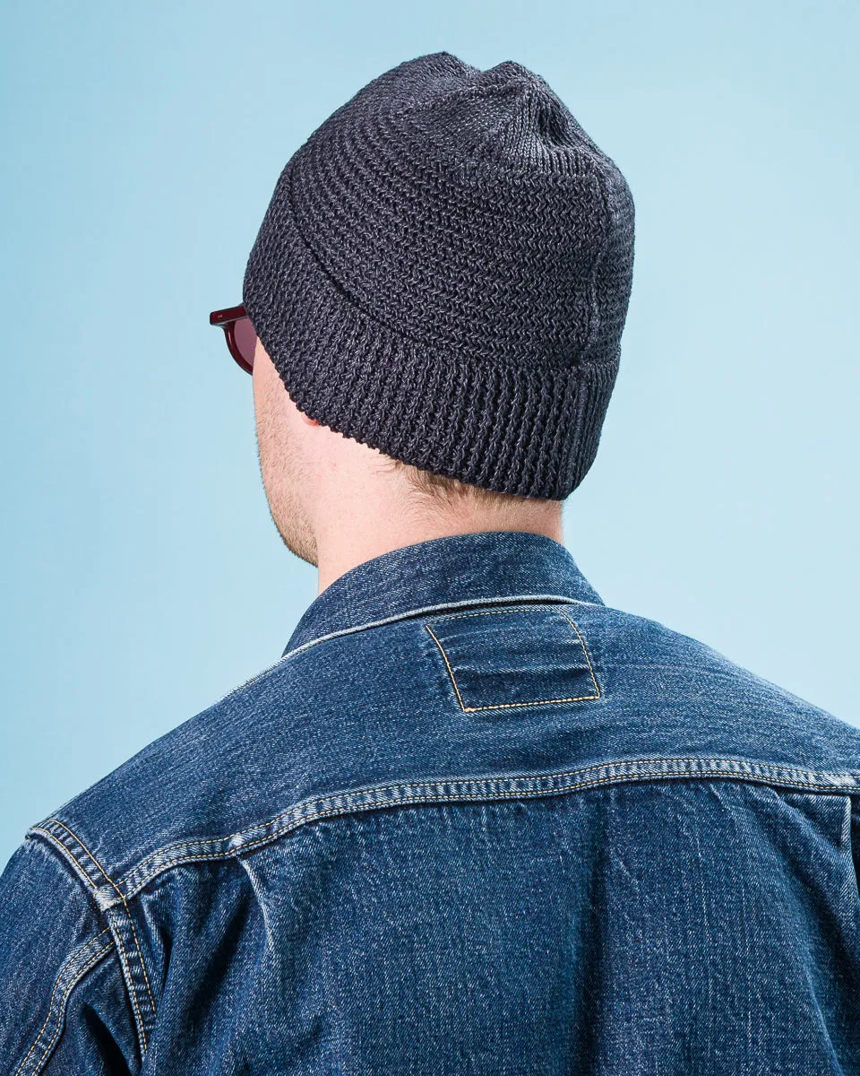 Linen Watch Cap - Charcoal sold by Standard and Strange product image thumbnail 5