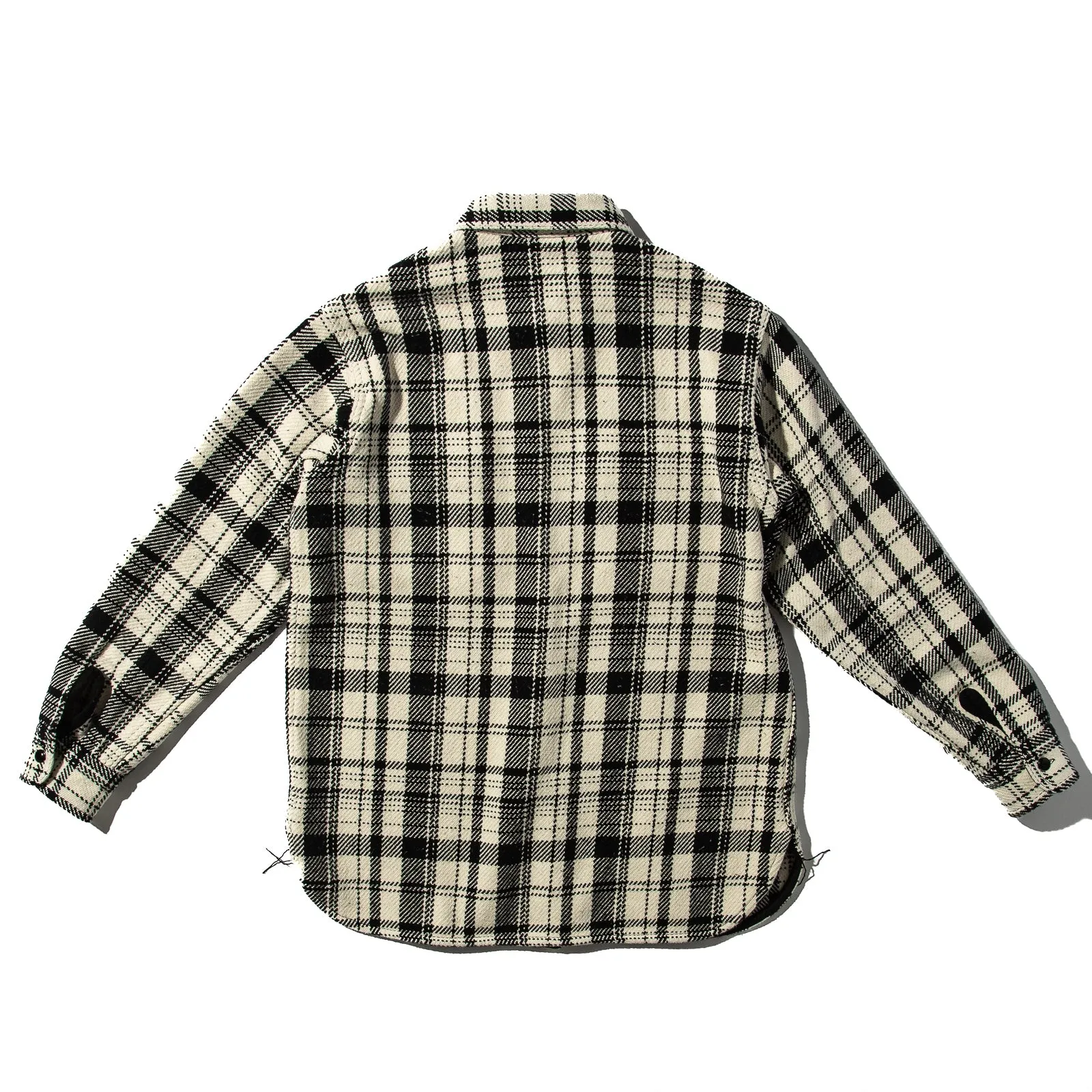 8HU Heavy Weight Flannel Shirt - White sold by Standard and Strange product image thumbnail 2