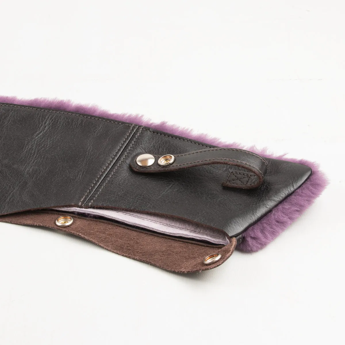 Buco Detachable Mouton Collar - Purple sold by Standard and Strange product image thumbnail 5