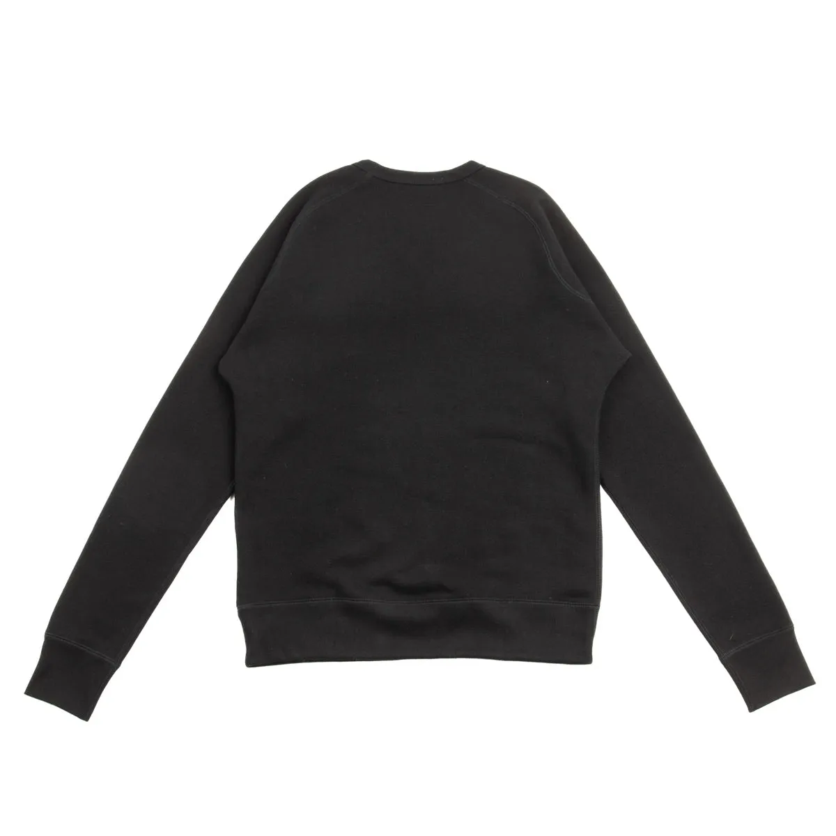 Wakayama Special Loopwheel Raglan Crewneck Sweatshirt - Black sold by Standard and Strange product image thumbnail 2
