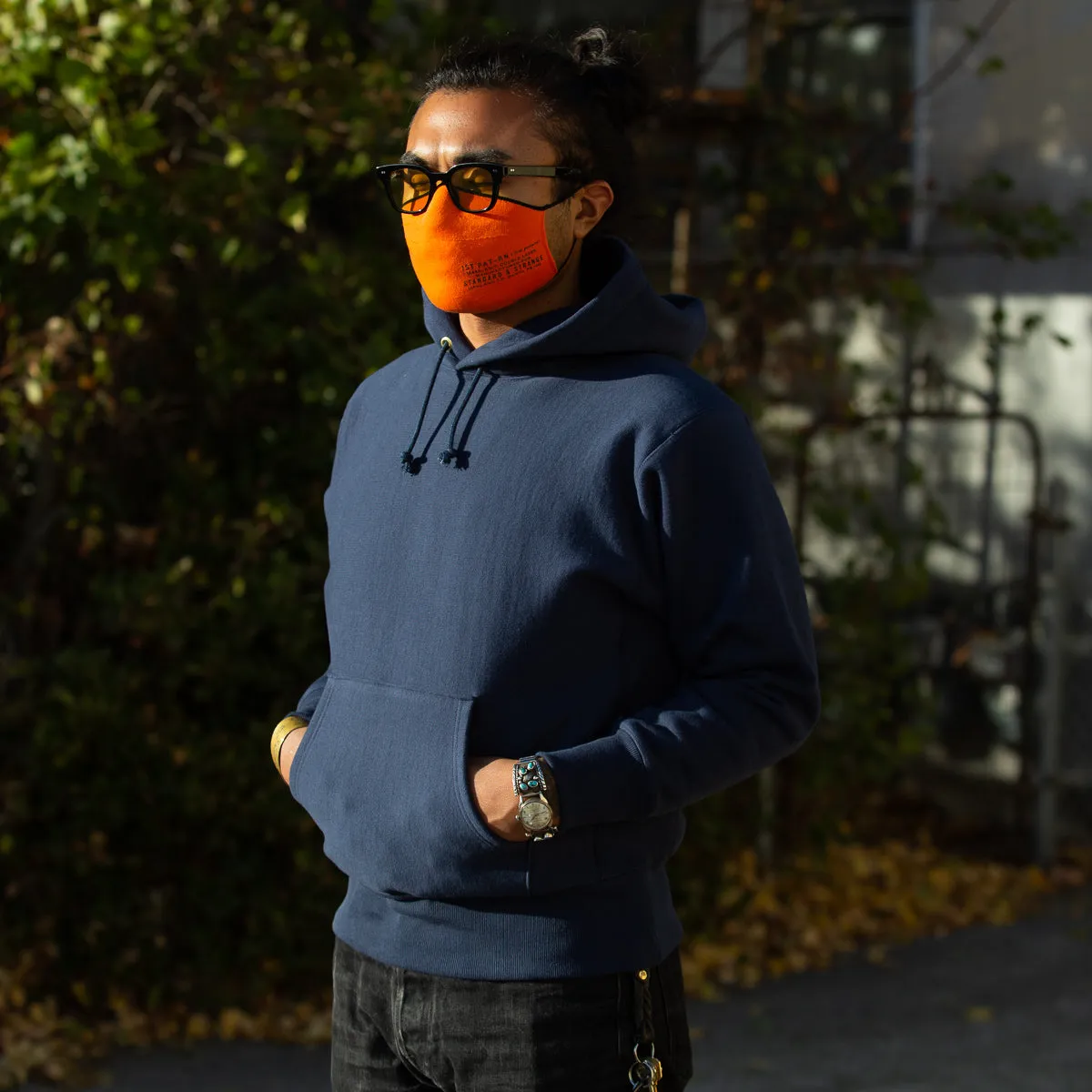 Ball Park Heavyweight Hooded Sweatshirt - Navy sold by Standard and Strange product image thumbnail 3