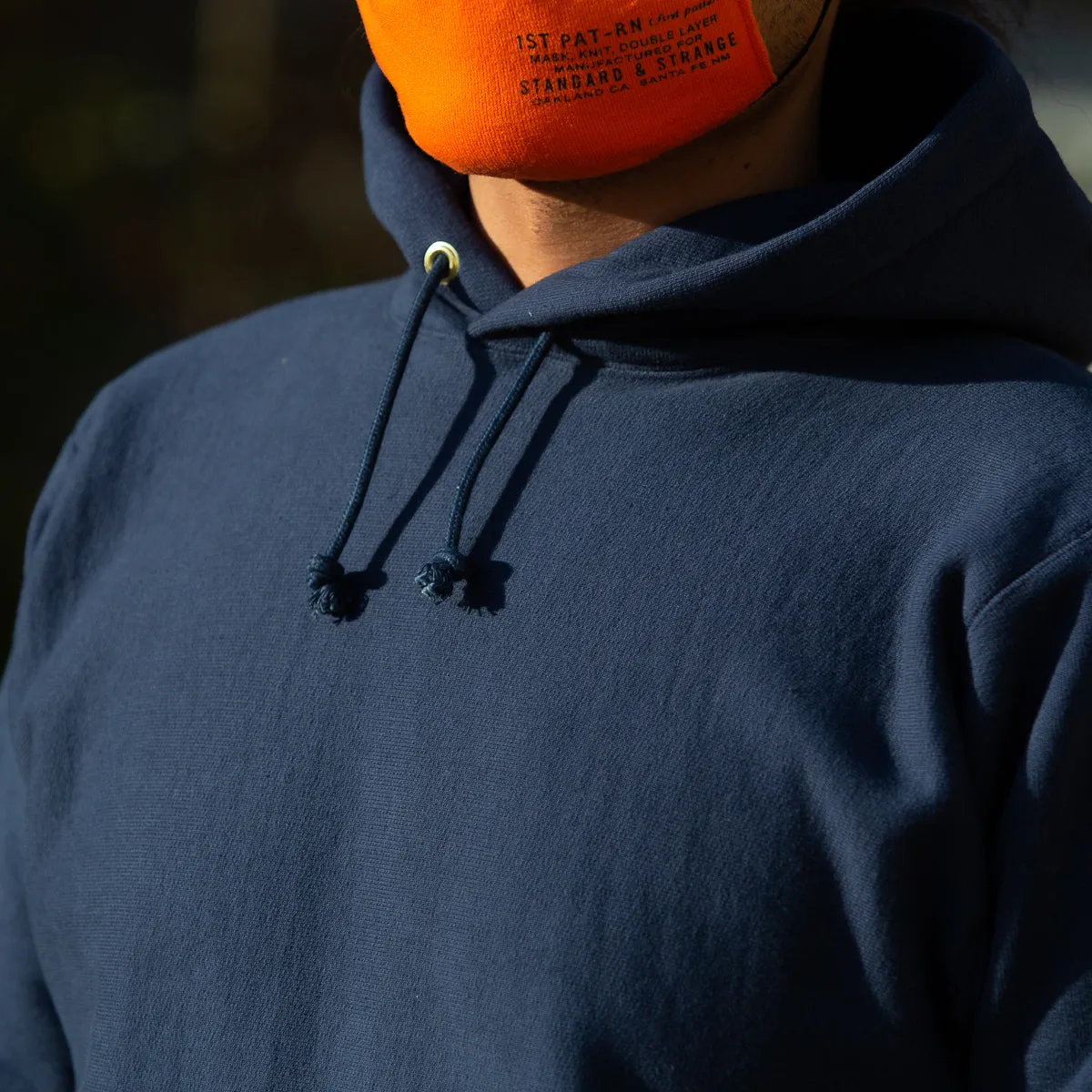 Ball Park Heavyweight Hooded Sweatshirt - Navy sold by Standard and Strange product image thumbnail 4