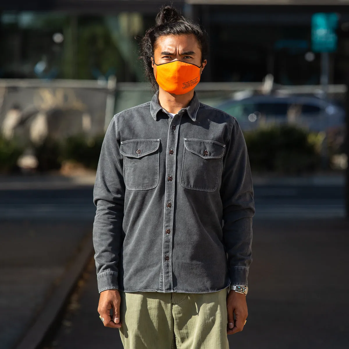 Utility Shirt - Charcoal sold by Standard and Strange product image thumbnail 3