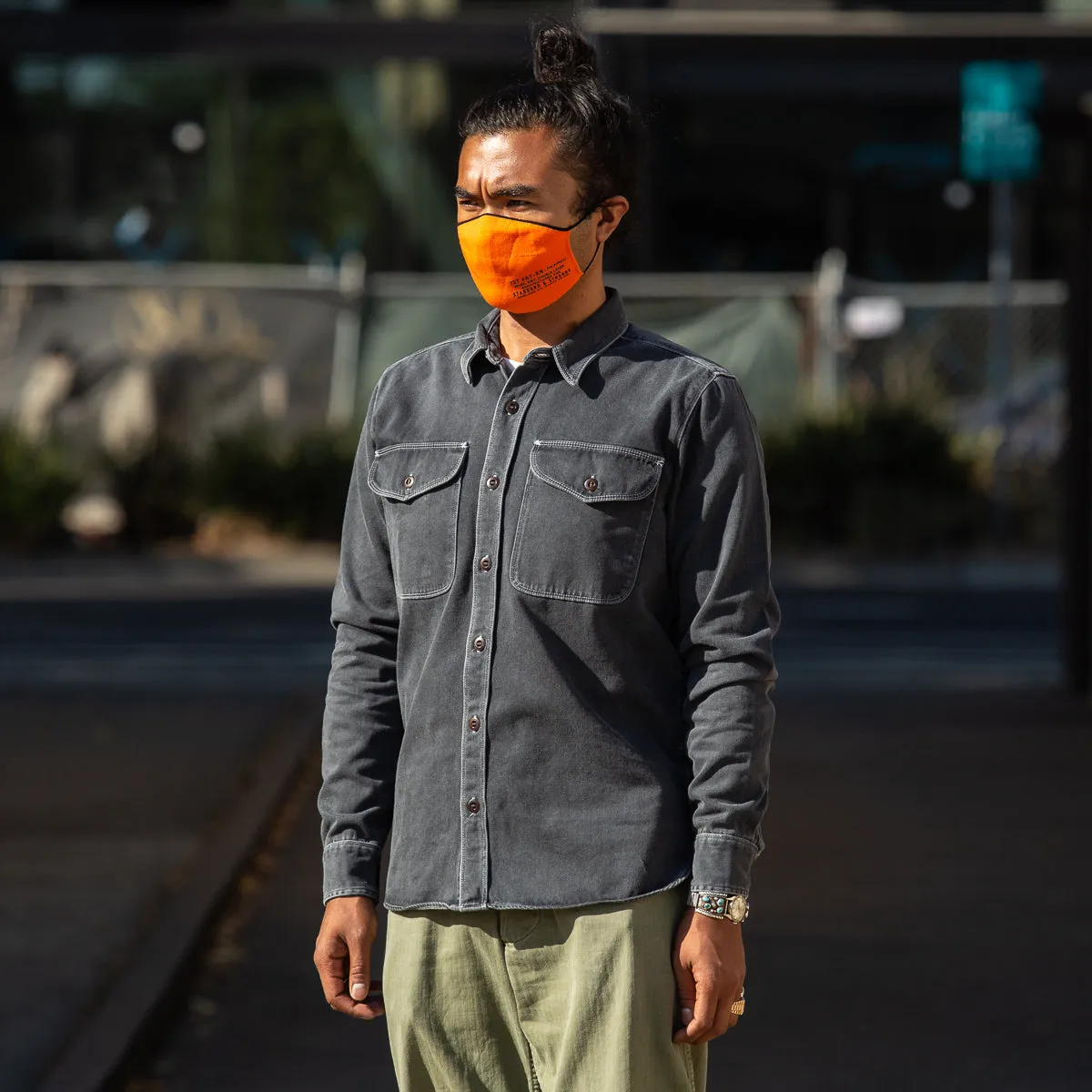 Utility Shirt - Charcoal sold by Standard and Strange product image thumbnail 4