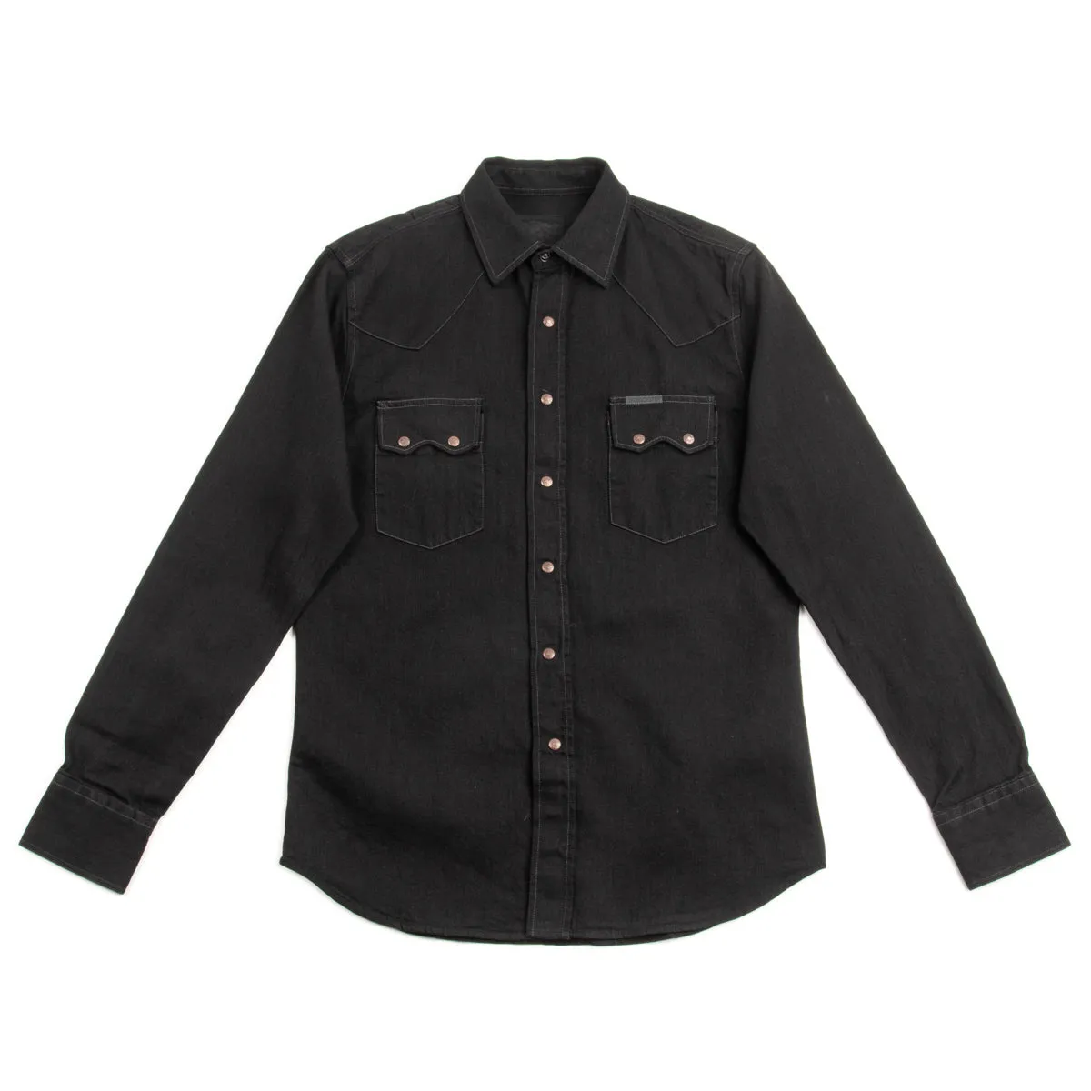 Ryman Shirt - Black Denim Rinsed sold by Standard and Strange