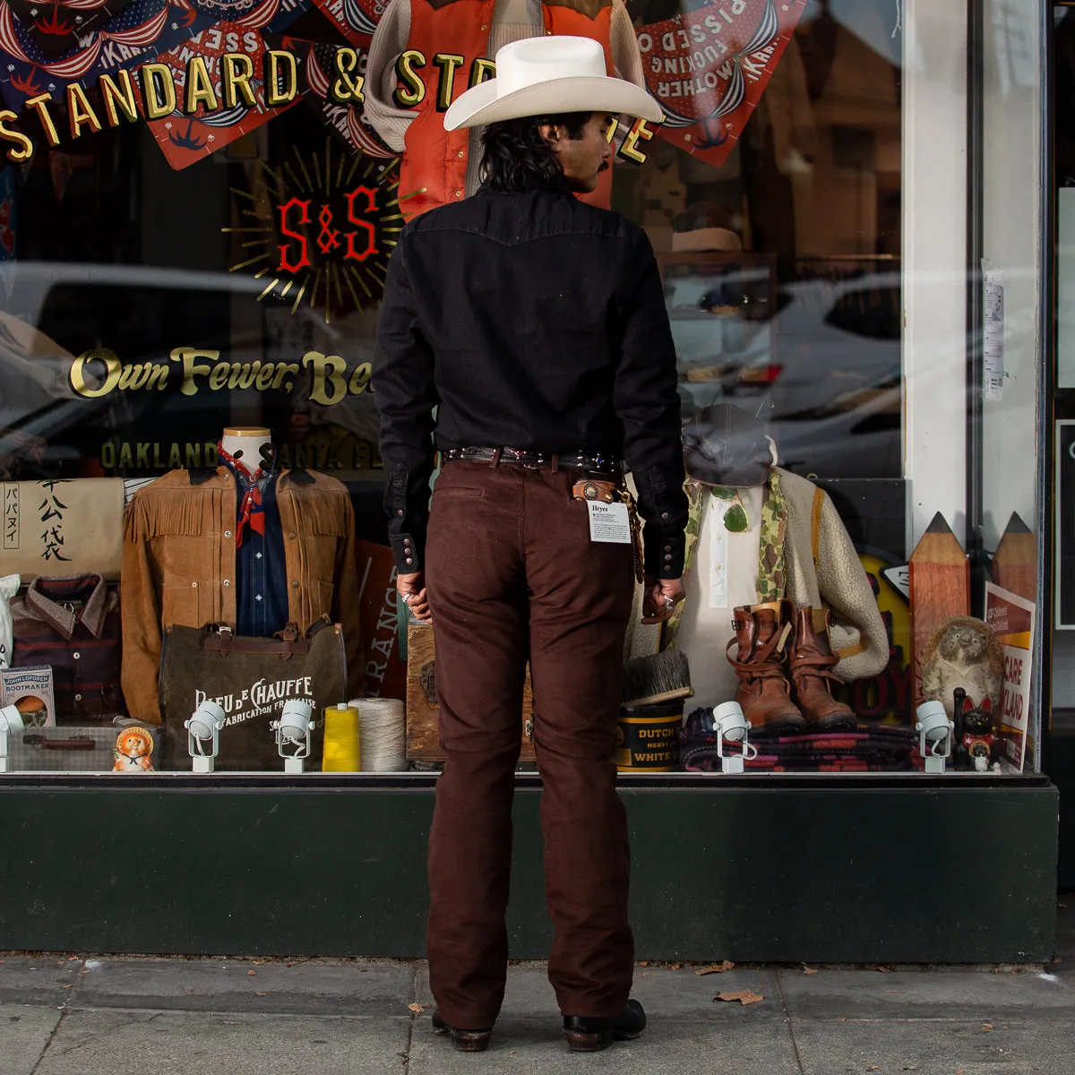 Ryman Shirt - Black Denim Rinsed sold by Standard and Strange product image thumbnail 5