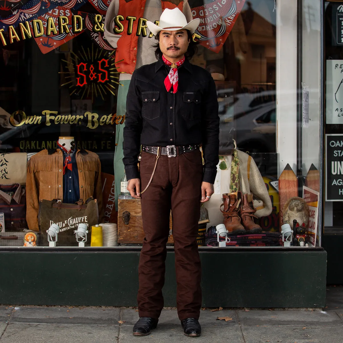 Ryman Shirt - Black Denim Rinsed sold by Standard and Strange product image thumbnail 3