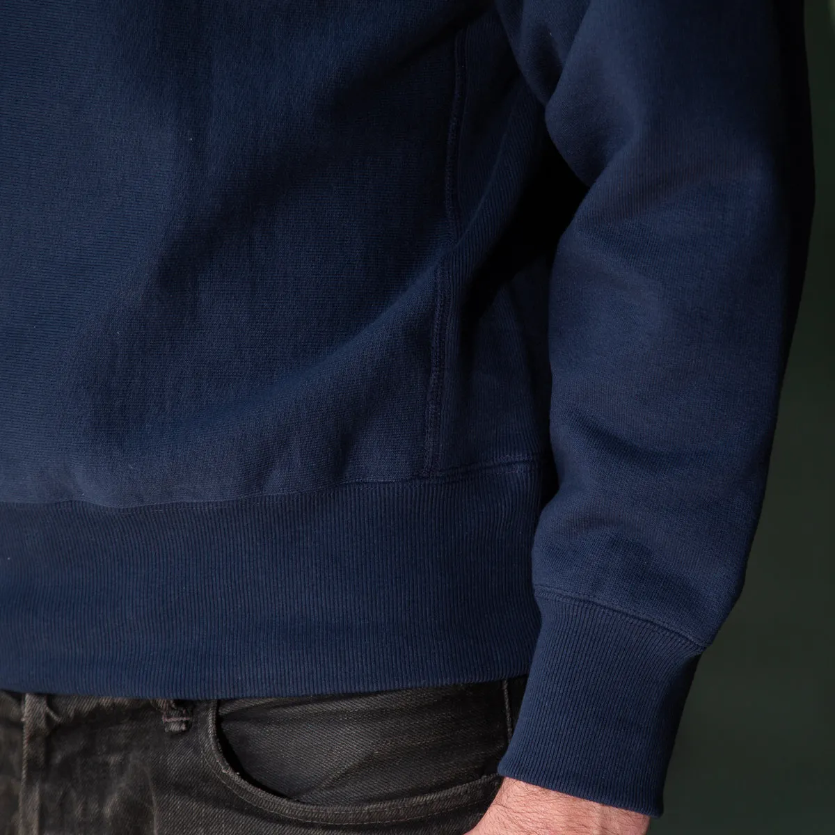 Heavyweight Crewneck Sweatshirt - Navy sold by Standard and Strange product image thumbnail 5