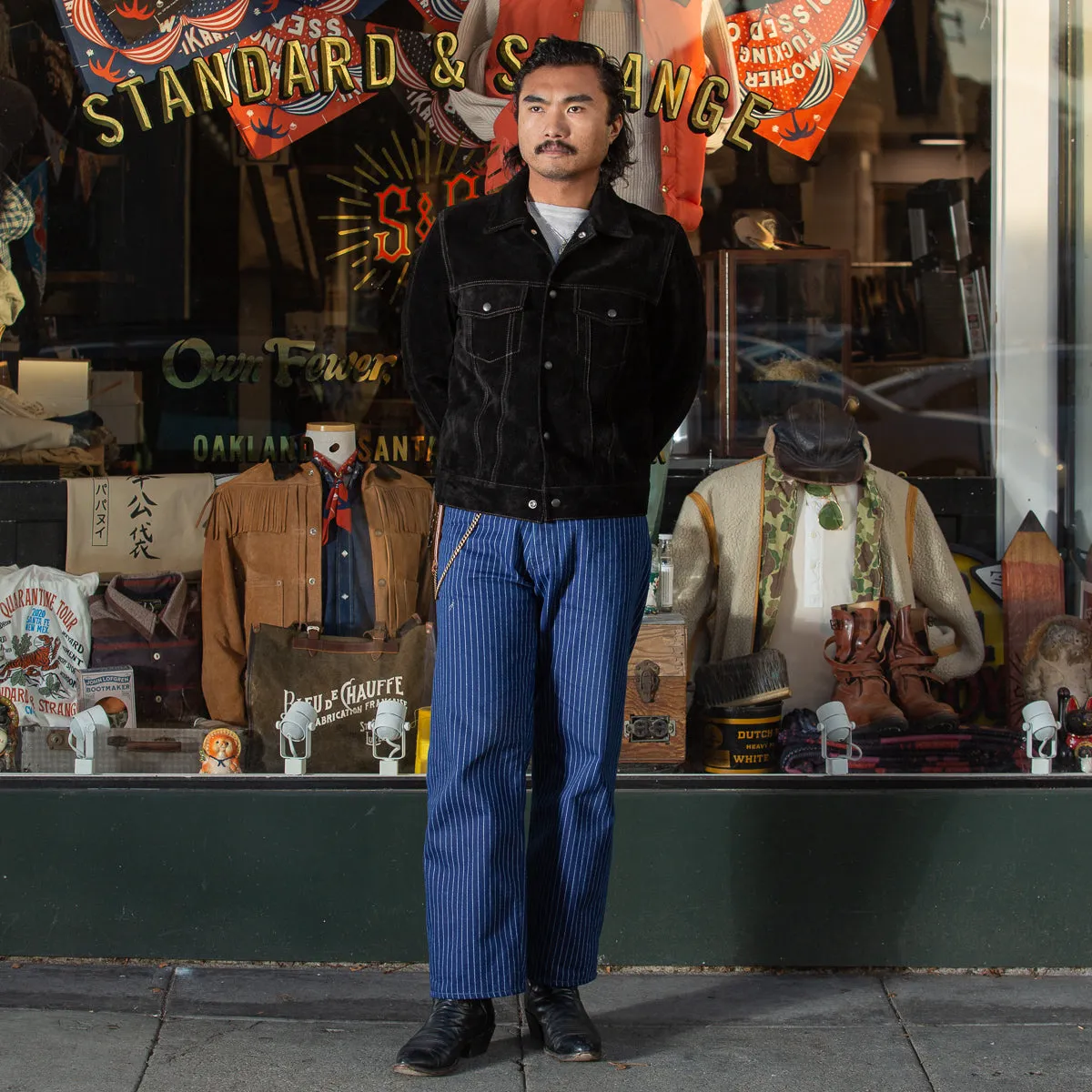 Steer Suede 3rd Type Jacket - Black (TB-139) sold by Standard and Strange product image thumbnail 5