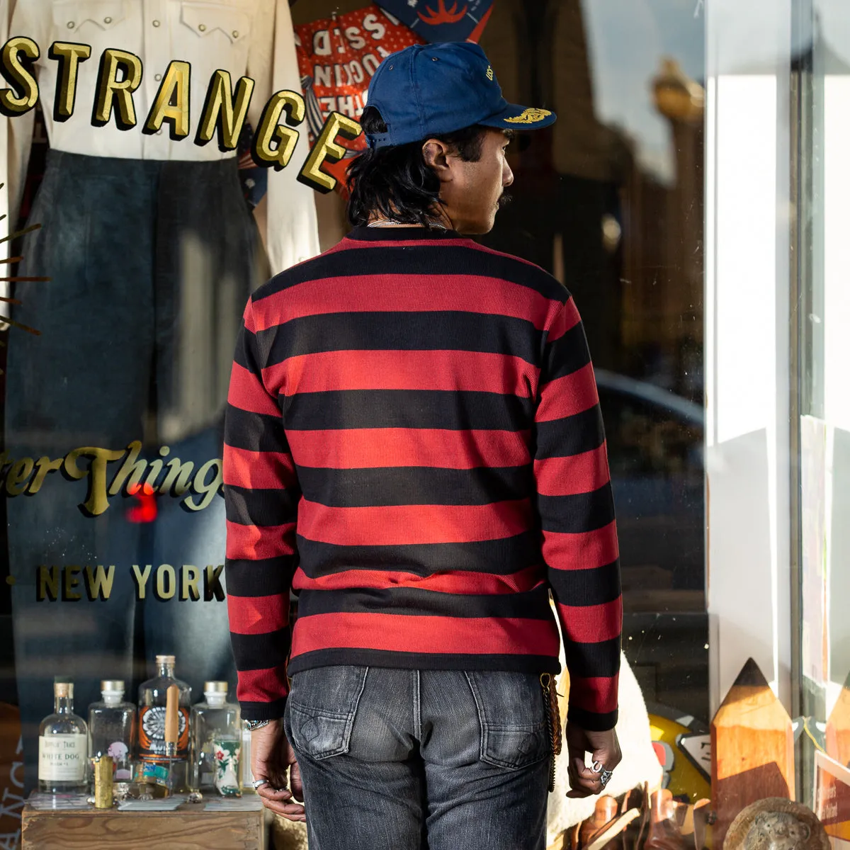 Buco Heavy Stripe Racing Jersey - Red/Black sold by Standard and Strange product image thumbnail 5