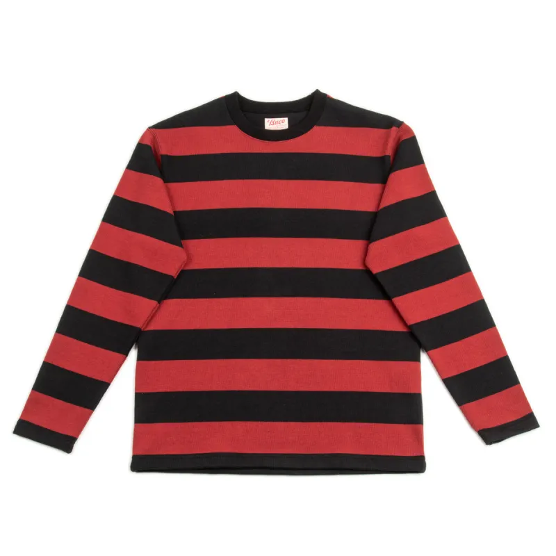 Buco Heavy Stripe Racing Jersey - Red/Black sold by Standard and Strange