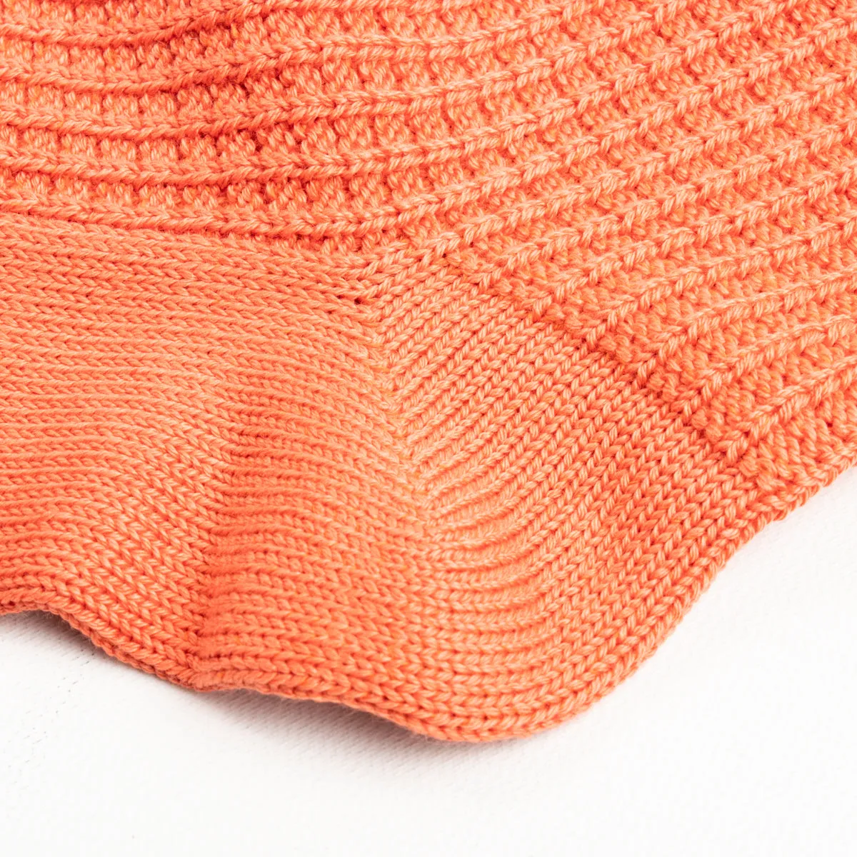 Cotton Waffle Socks - Light Orange sold by Standard and Strange product image thumbnail 3