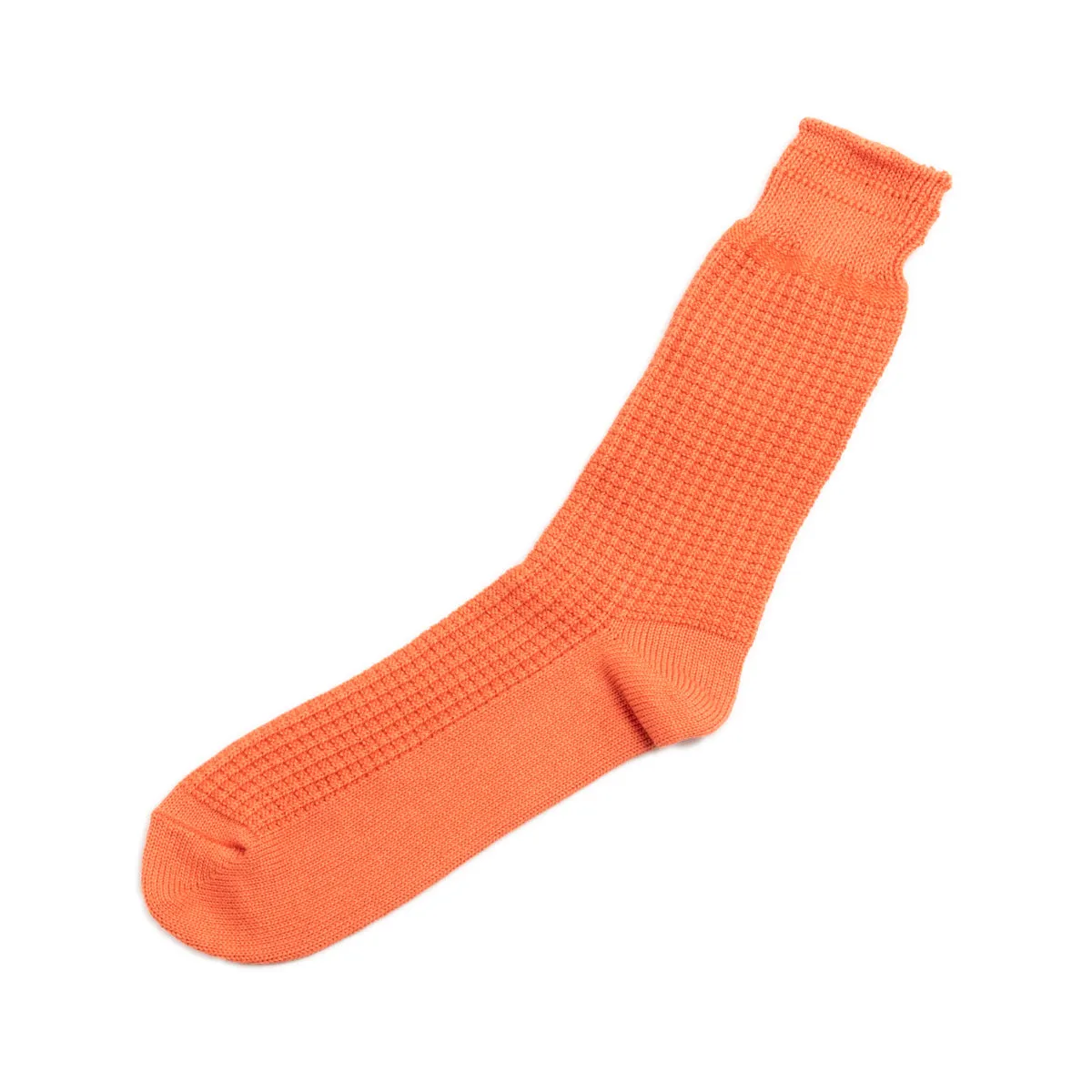 Cotton Waffle Socks - Light Orange sold by Standard and Strange product image thumbnail 2