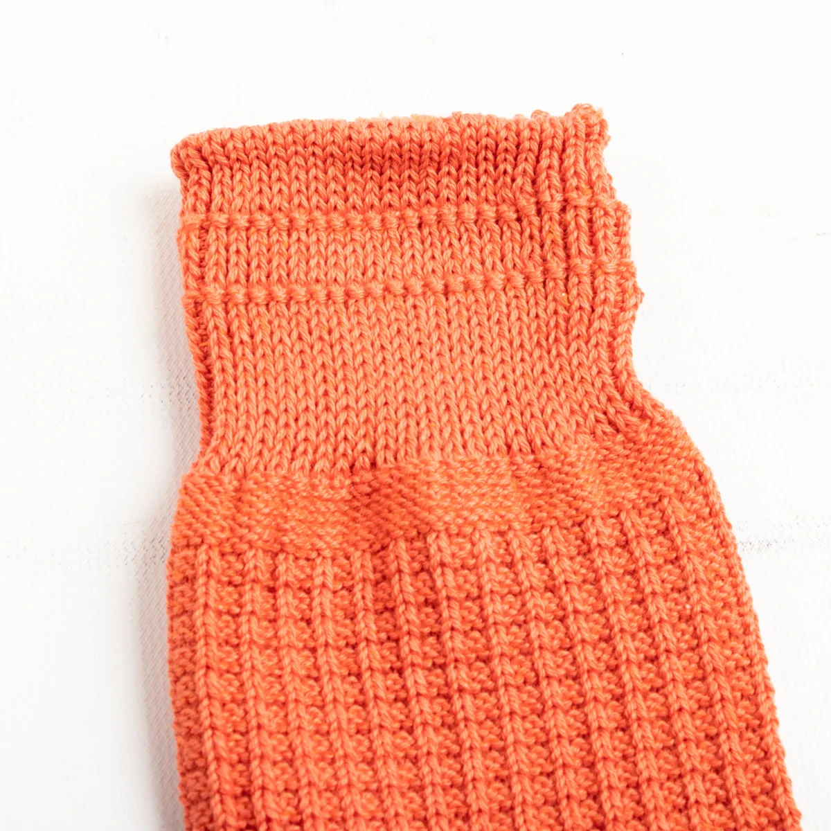 Cotton Waffle Socks - Light Orange sold by Standard and Strange product image thumbnail 5