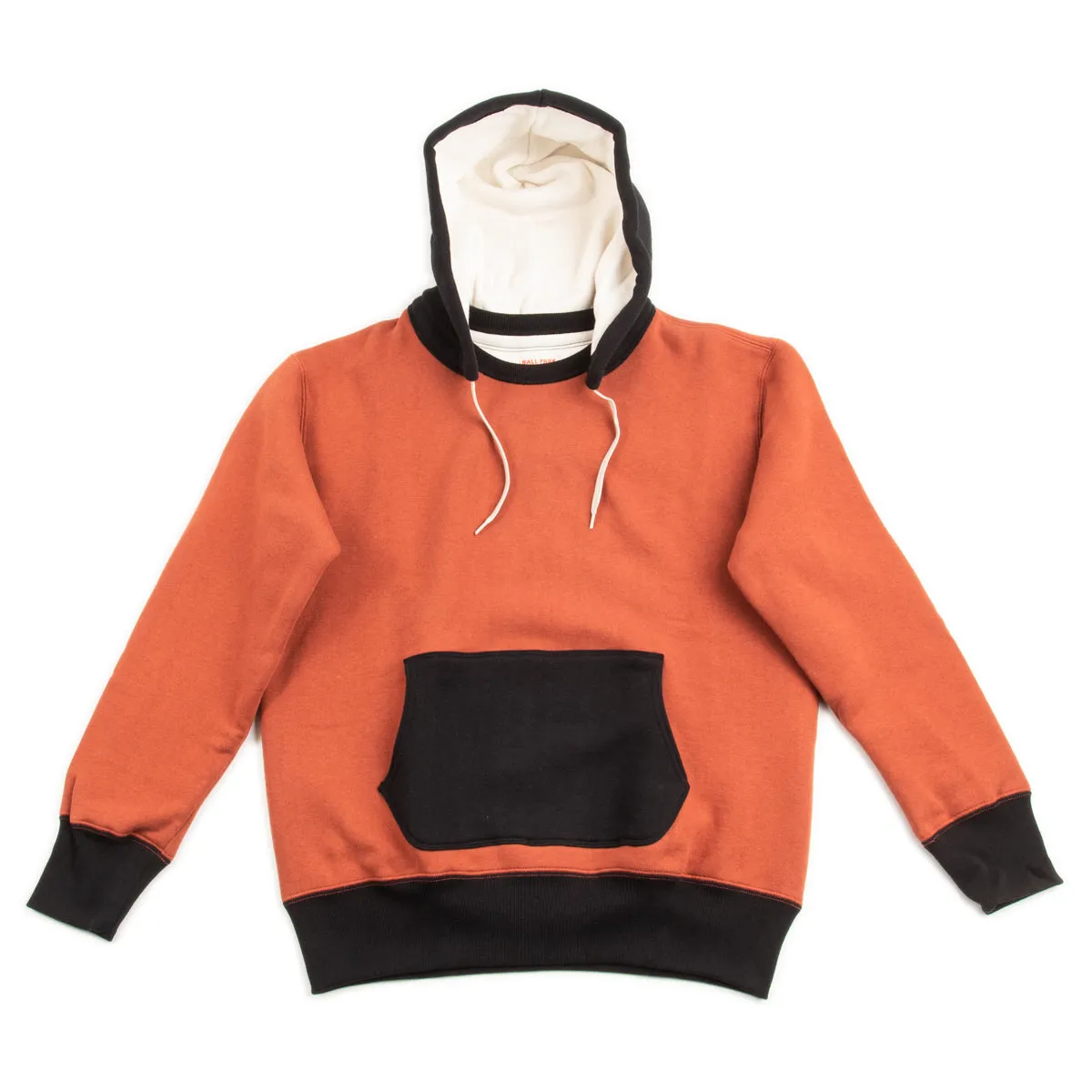 Double Face After-Hooded Sweatshirt - Burgundy/Black sold by Standard and Strange