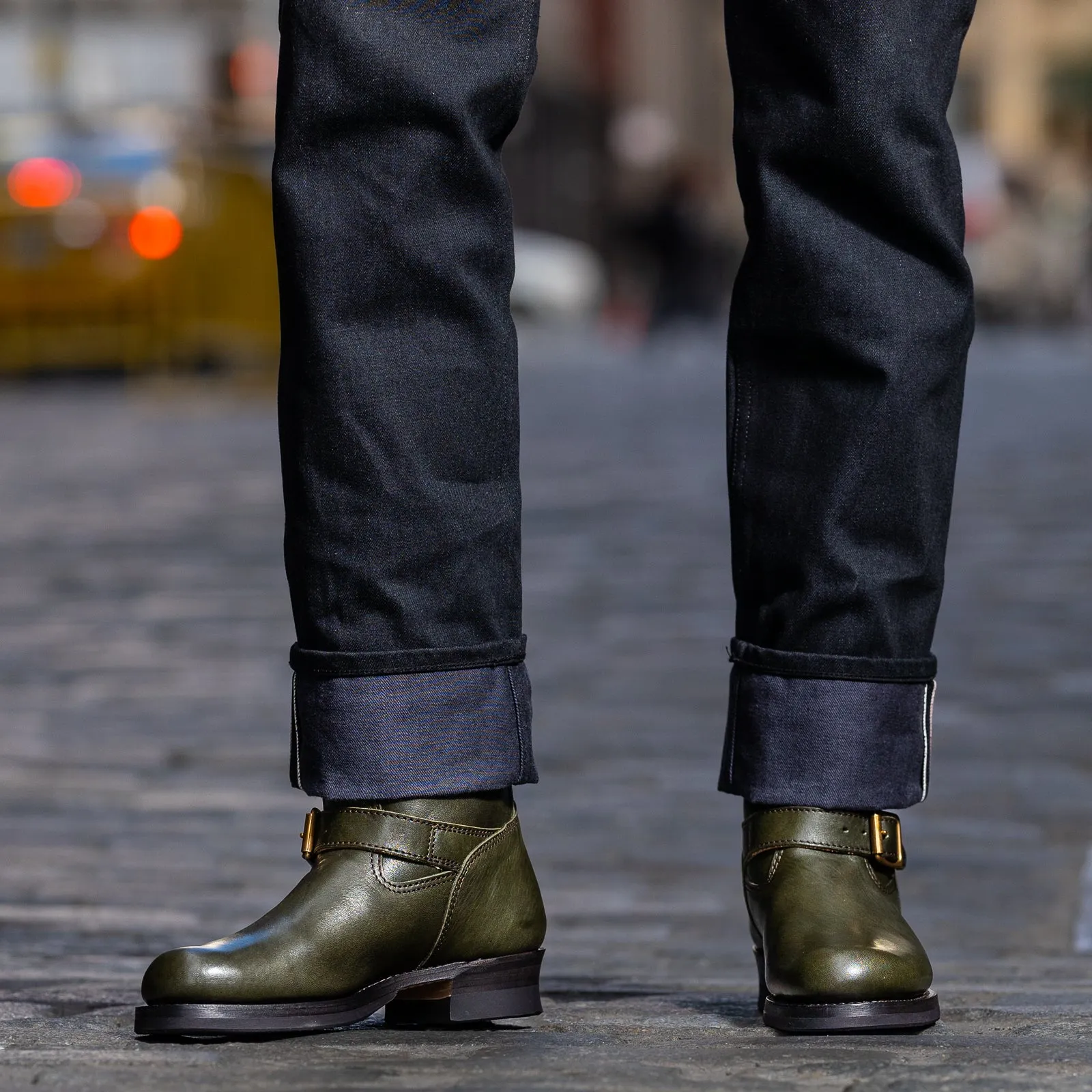 Engineer Boot - Olive Eco Horse (EB-01) sold by Standard and Strange product image thumbnail 5