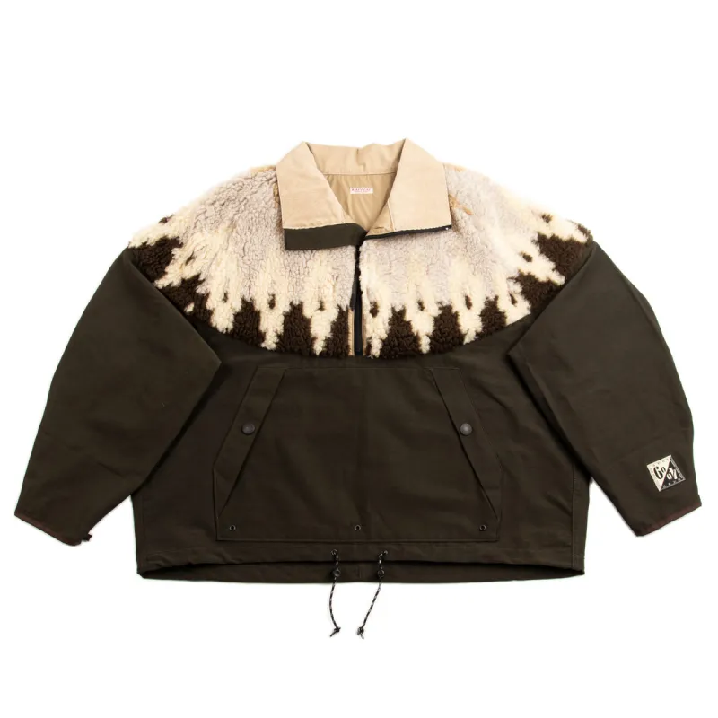 60/40 Cloth x BOA Fleece NORDIC Anorak - Brown sold by Standard and Strange