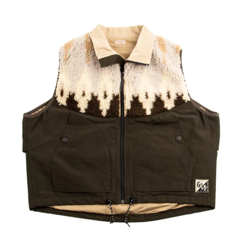 60/40 Cloth x BOA Fleece NORDIC Vest - Brown sold by Standard and Strange